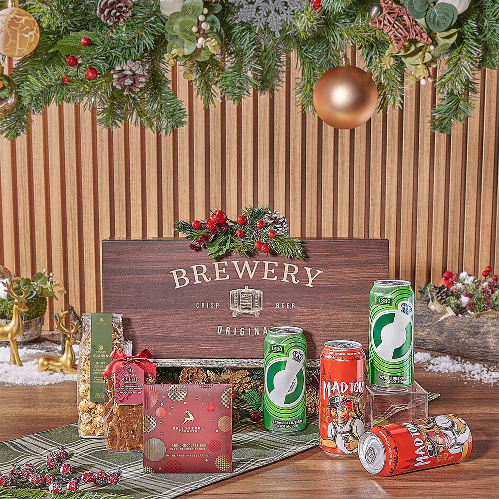 Christmas Beer and Sweet Treats – how the gift is presented