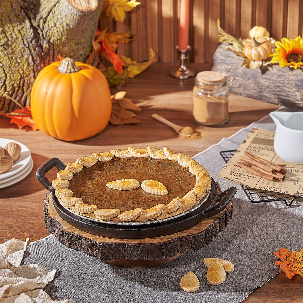 Thanksgiving Pumpkin Pie – how the gift is presented