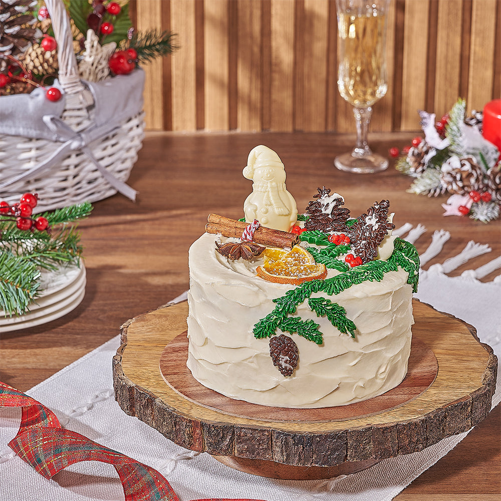 6-Inch Festive Cake – how the gift is presented