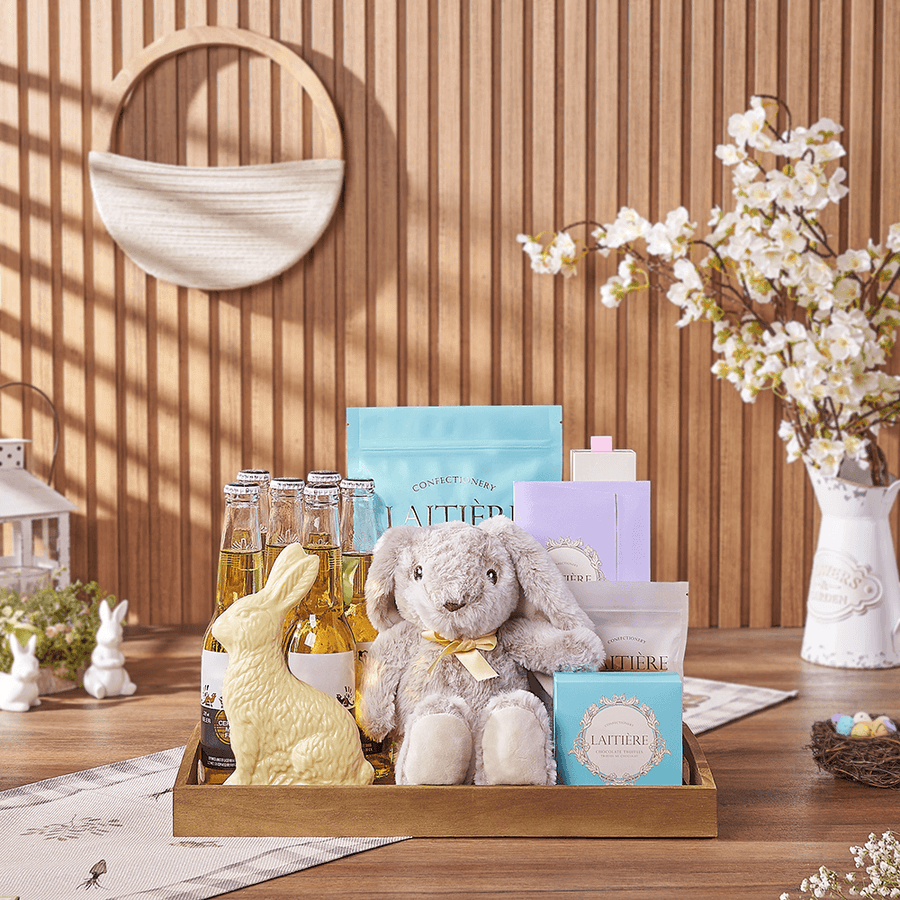 Festive Easter Beer & Candy Tray, easter gift, easter, beer gift, beer, chocolate gift, chocolate, Hamilton delivery