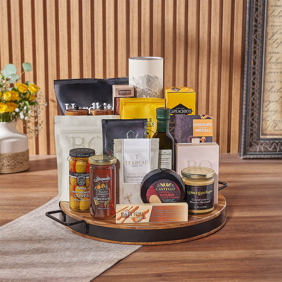 Get This Party Started Platter, liquor gift, liquor, gourmet gift, gourmet, chocolate gift, chocolate, Hamilton delivery