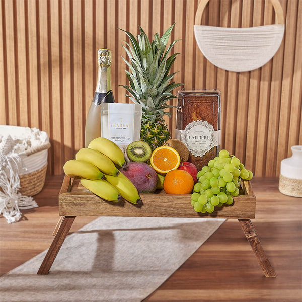 Gourmet Breakfast Platter Gift Basket Champagne gift baskets