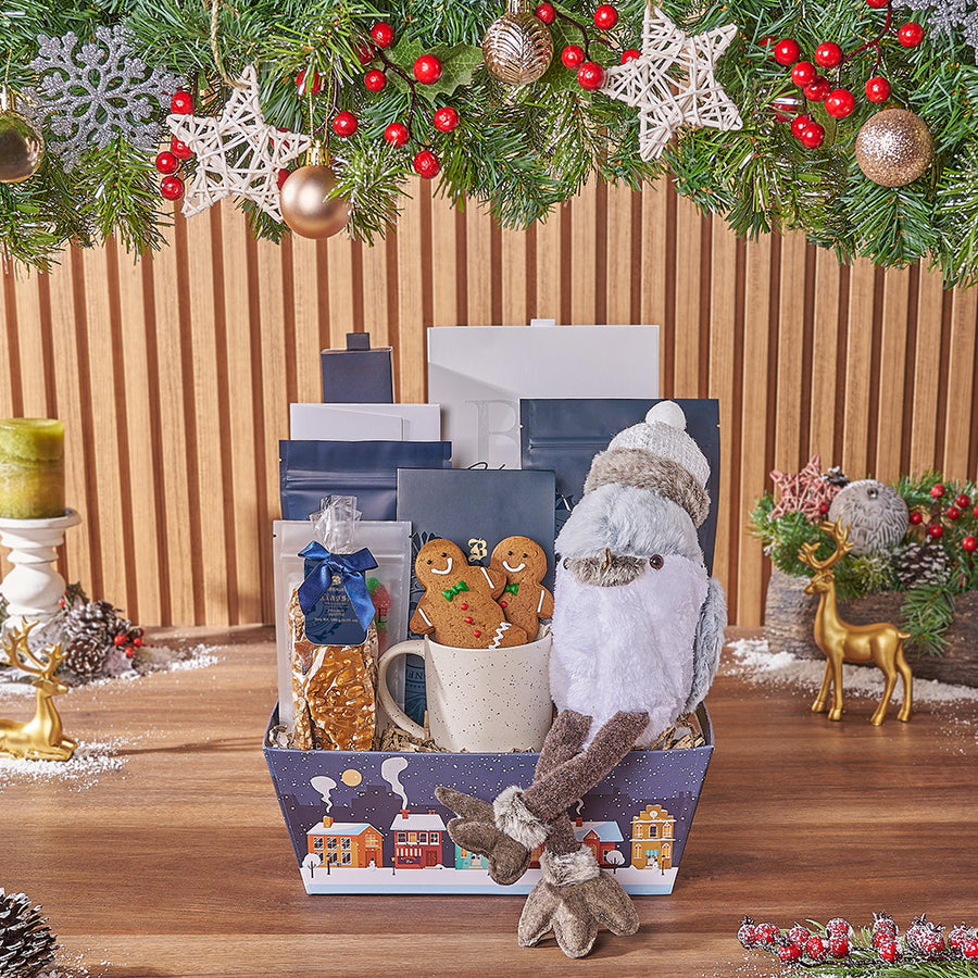 It’s Cold Outside Gift Basket, christmas gift, christmas, holiday gift, holiday, chocolate gift, chocolate, Hamilton delivery