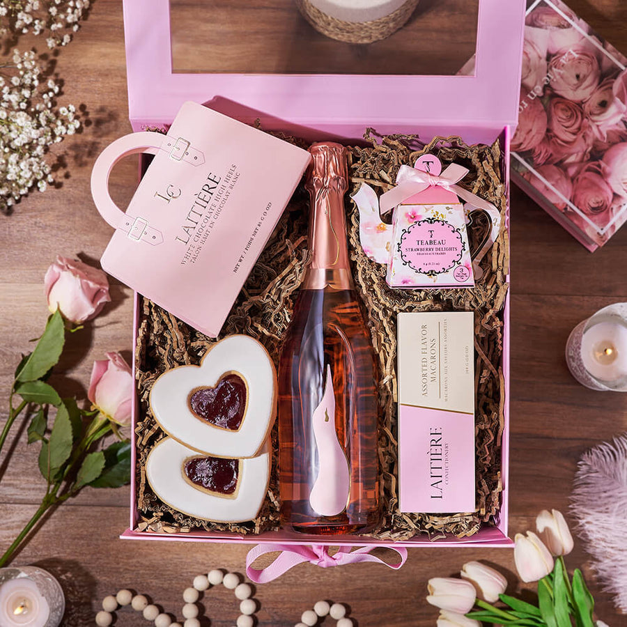 Junction Champagne Celebration Box from Hamilton Baskets - Champagne Gift Set - Hamilton Delivery