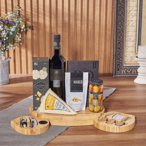Kosher Wine & Cheese Party Gift Kosher gift baskets Hamilton