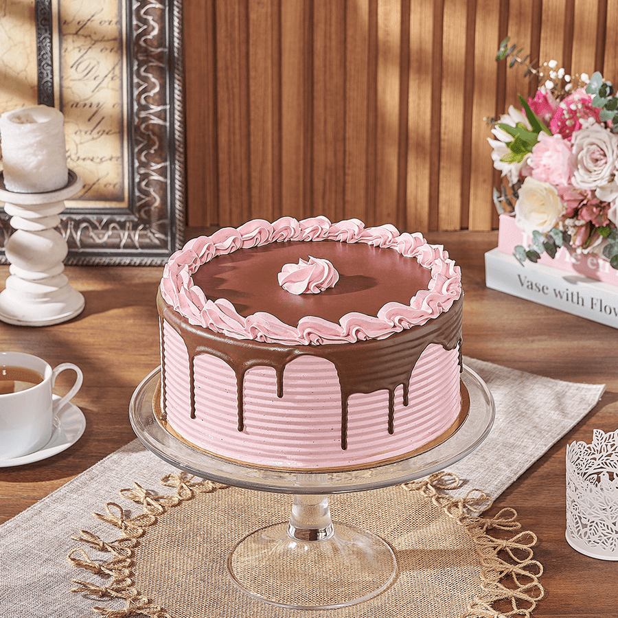 Large Raspberry Chocolate Cake, cake gift, cake, chocolate cake gift, chocolate cake, Hamilton delivery