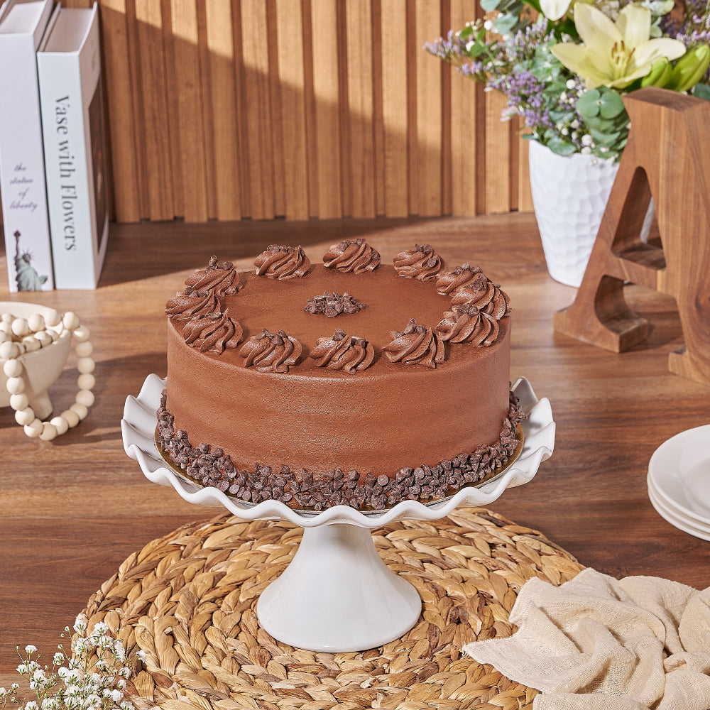 Chocolate Chip Cake Vegan – how the gift is presented