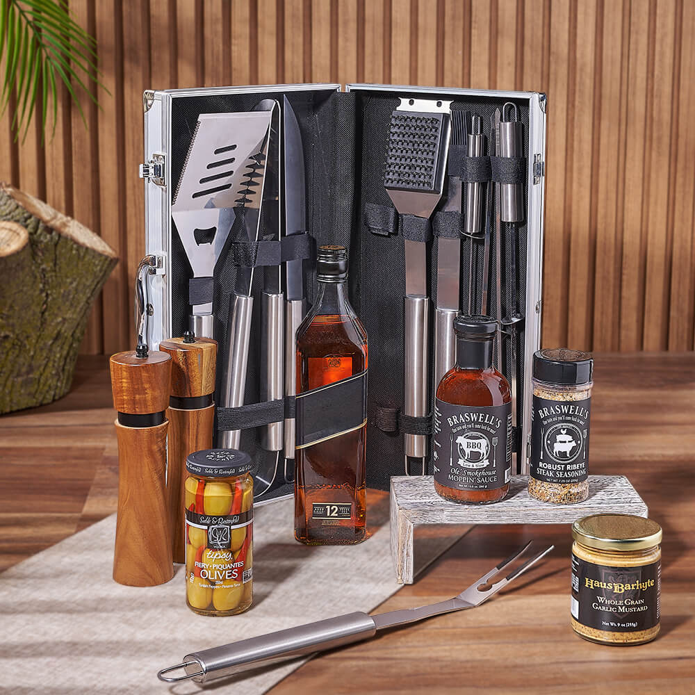Liquor Grilling Sauce Gift Set – how the gift is presented