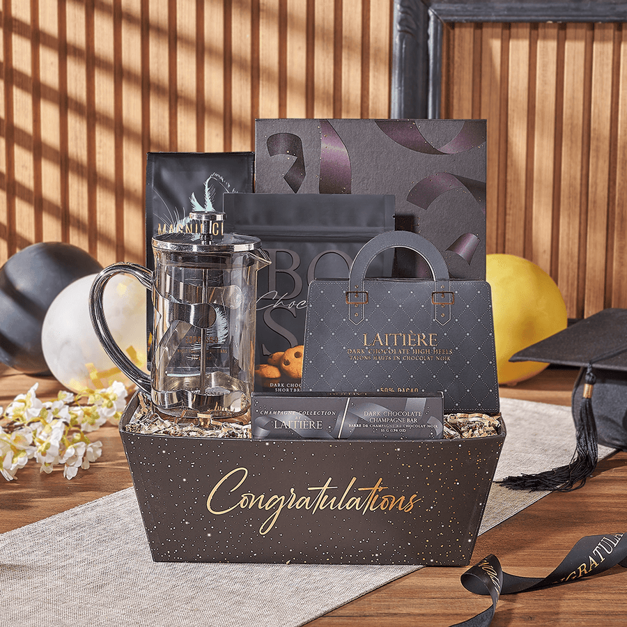 Refreshing Coffee Graduation Gift, coffee gift, coffee, graduation gift, graduation, chocolate gift, chocolate, Hamilton delivery