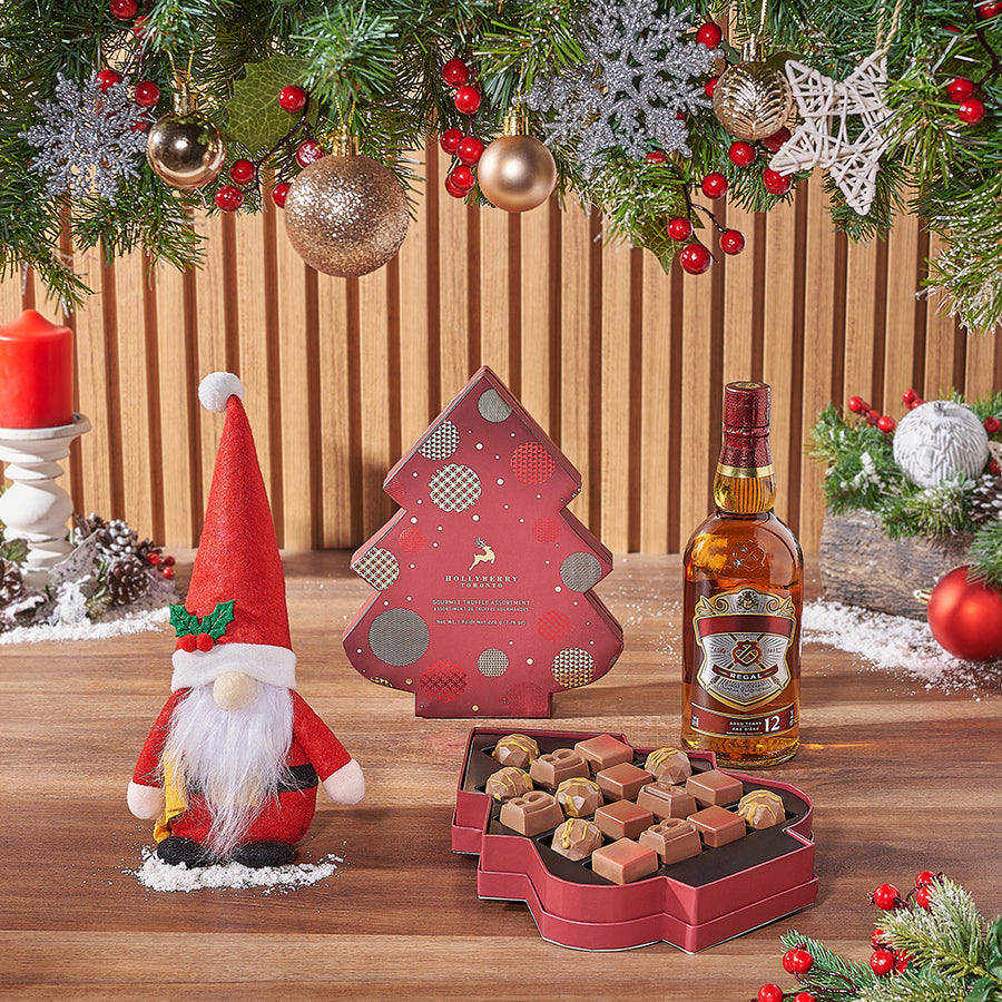 Spirit of the Season Gift Set, liquor gift, liquor, chocolate gift, chocolate, christmas gift, christmas, Hamilton delivery
