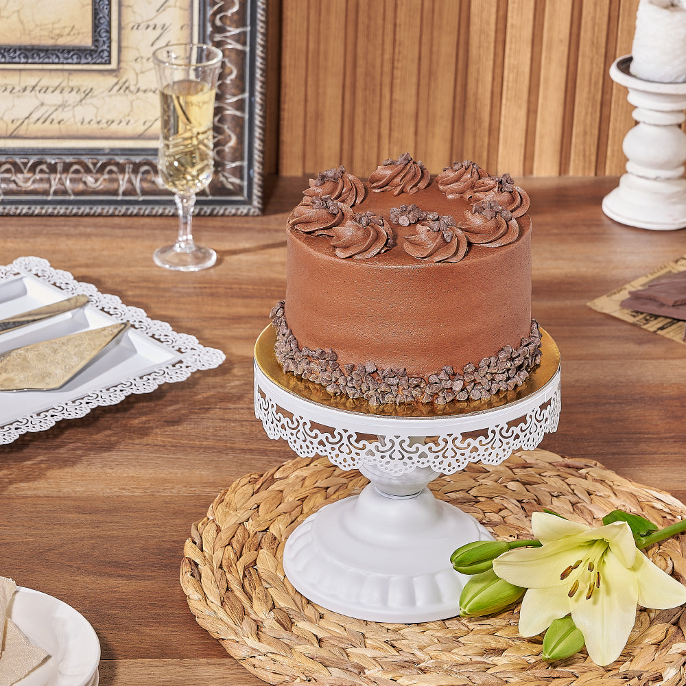 Chocolate Layer Vegan Cake – how the gift is presented
