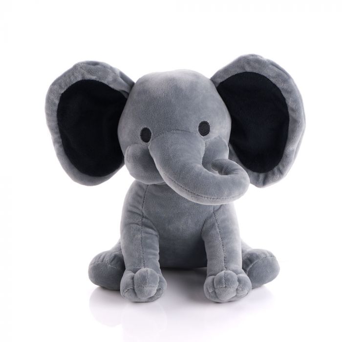 Large Grey Plush Elephant from Hamilton Baskets - Plush Gift - Hamilton Delivery.