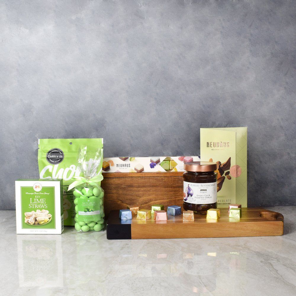 Neuhaus BonBons Chocolate Gift Basket – how the gift is presented