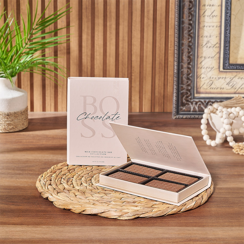 These incredible milk chocolate bars are filled with different flavours to enhance the dessert experience, Hamilton delivery