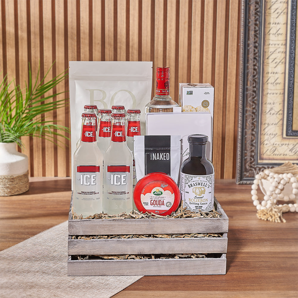 Elevate your party with our Chocolate &amp; Cheese Celebration Gift Set, Hamilton delivery 