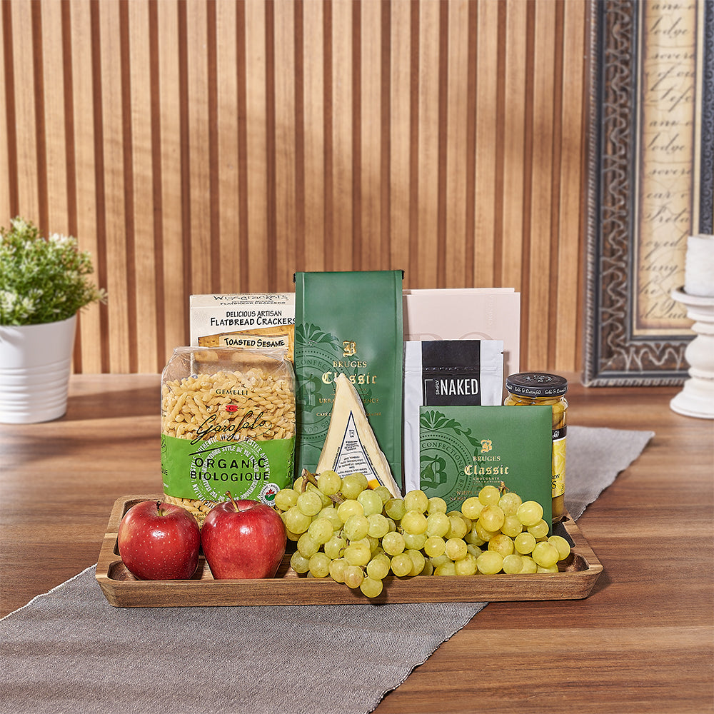 Delight your loved ones with an exquisite array of gourmet kosher treats. The Ultimate Kosher Sweet &amp;amp; Salty Gift Set offers a thoughtful gesture suitable for any celebration - Hamilton Delivery