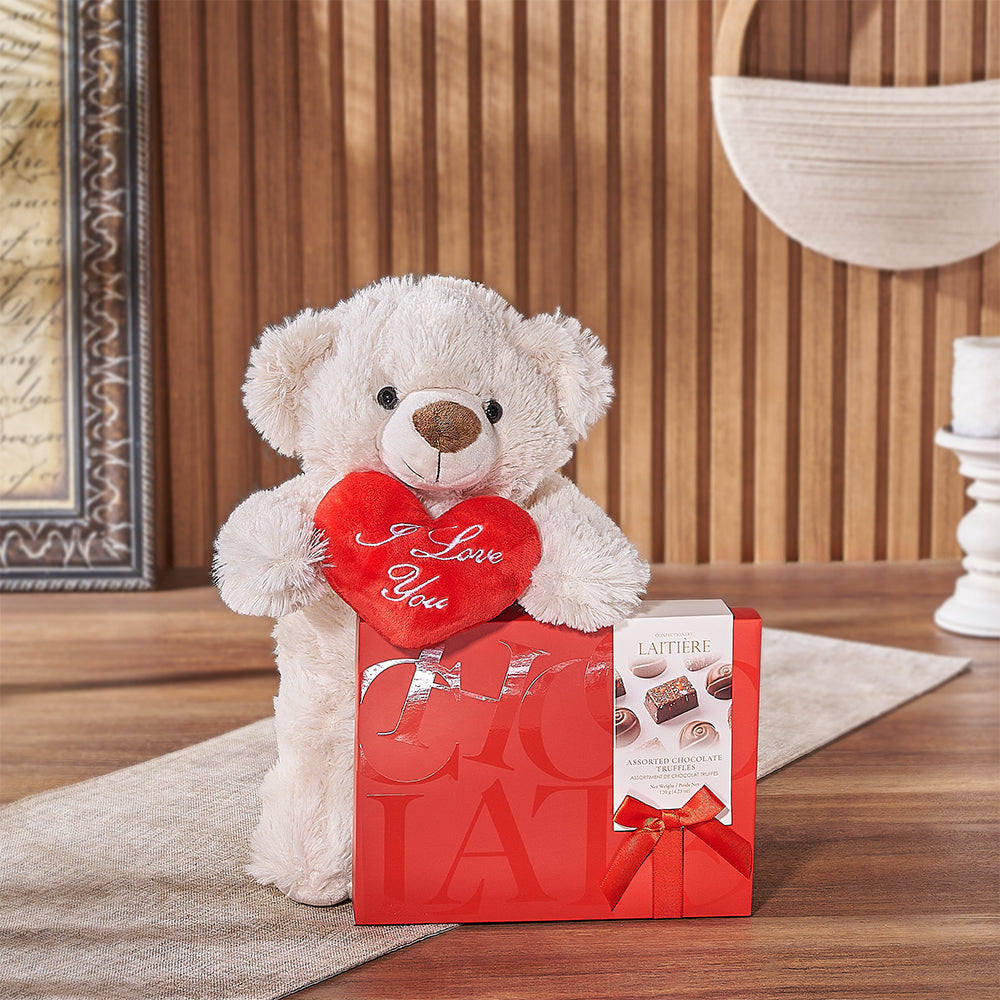 Maryvale Bear &amp; Truffle Gift - Chocolate Gift Basket - Hamilton Delivery