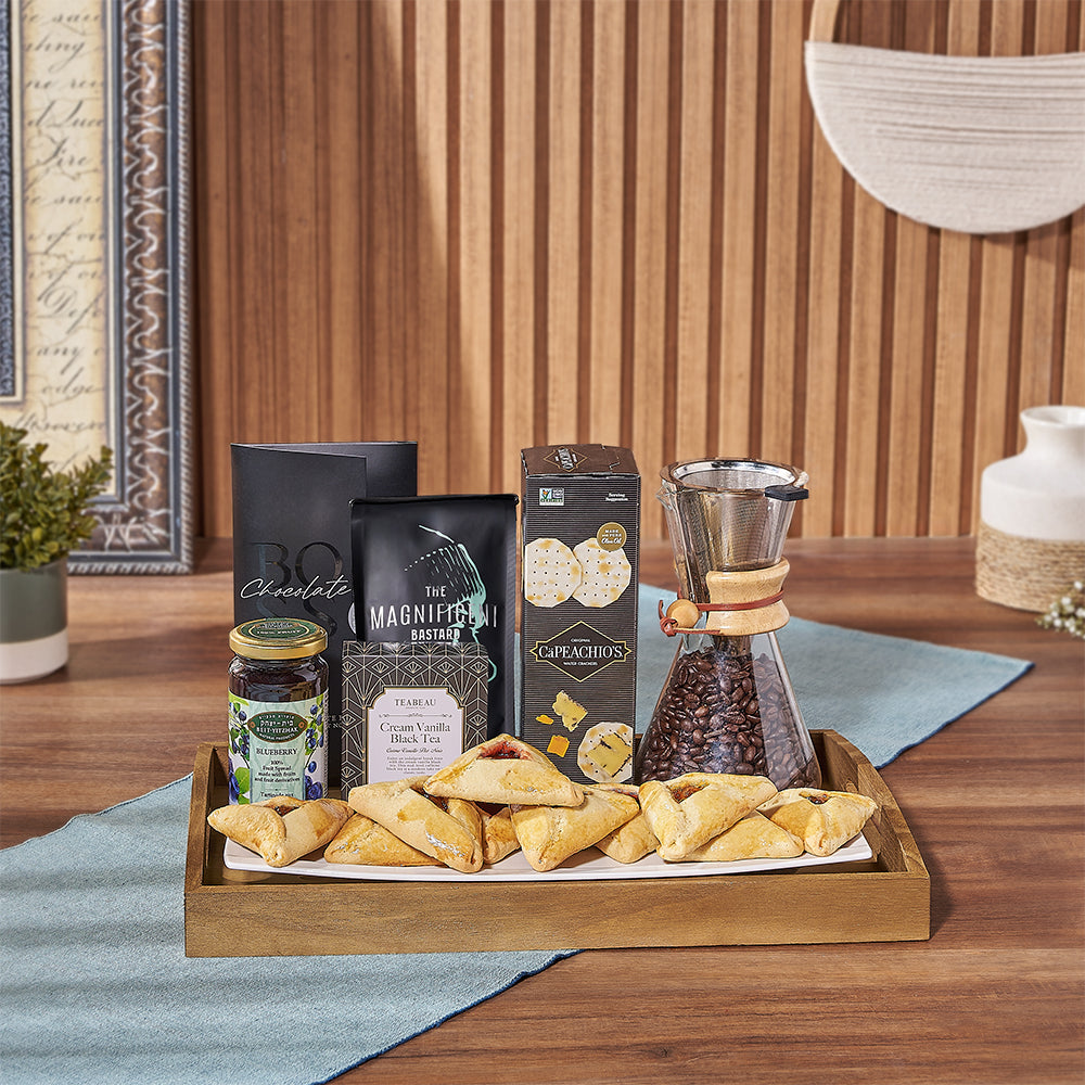 Coffee and Tea Tray Gift Set – how the gift is presented