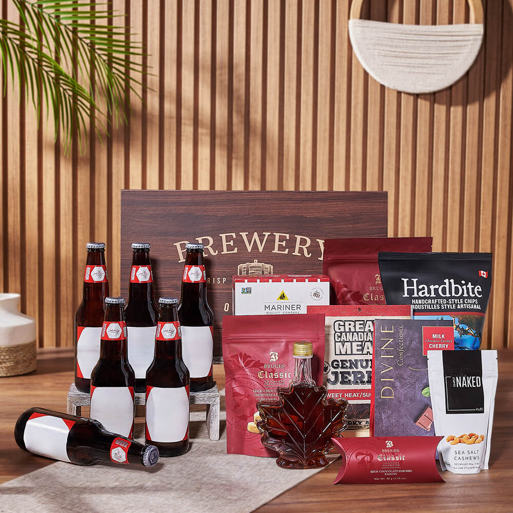 Beer &amp; Gourmet Snack Gift Set, beer gift, beer, chocolate gift, chocolate, nuts gift, nuts, Hamilton delivery