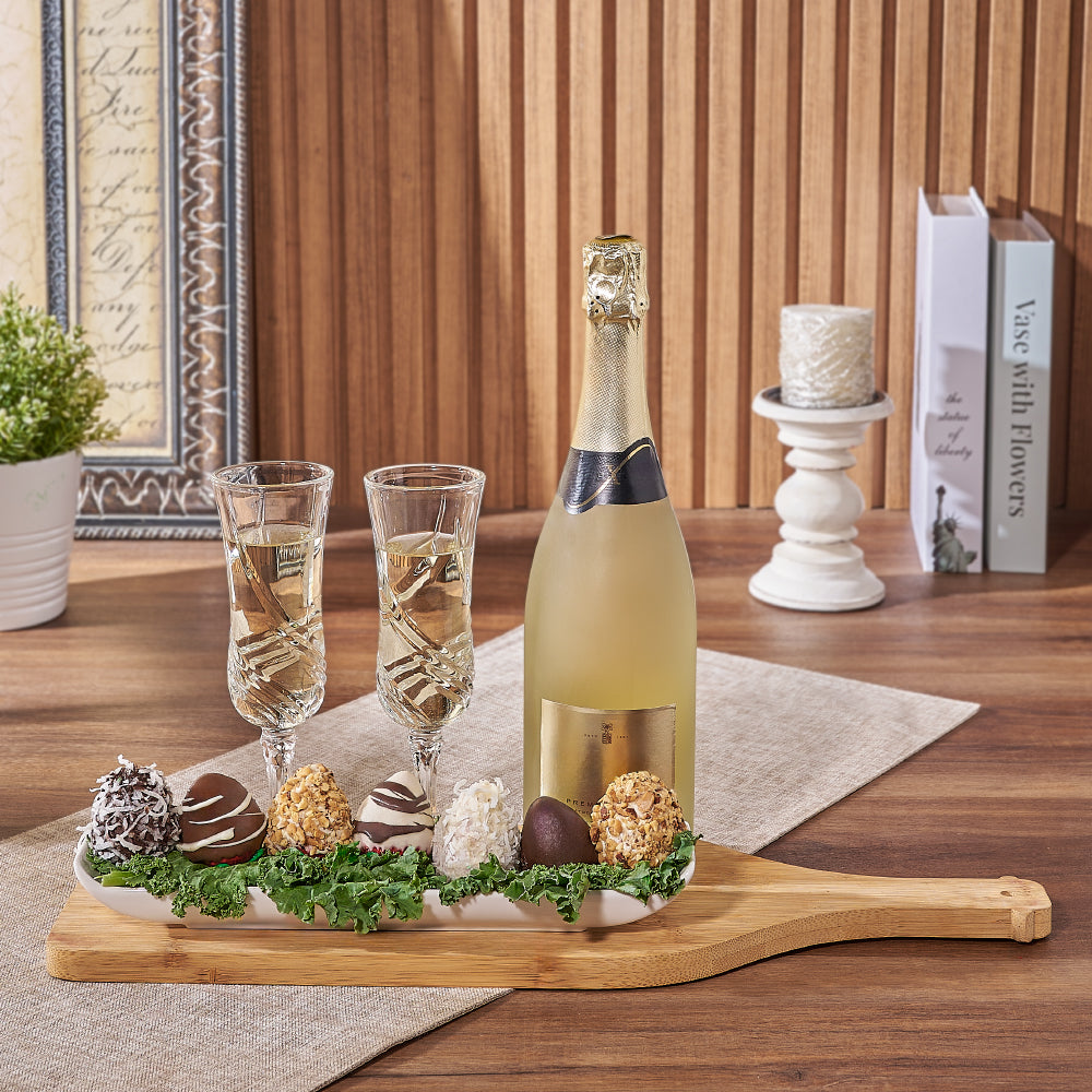 Champagne &amp; Chocolate Strawberry Sharing Gift, chocolate dipped strawberry gift, chocolate dipped strawberry, champagne gift, champagne, sparkling wine gift, sparkling wine, Hamilton delivery