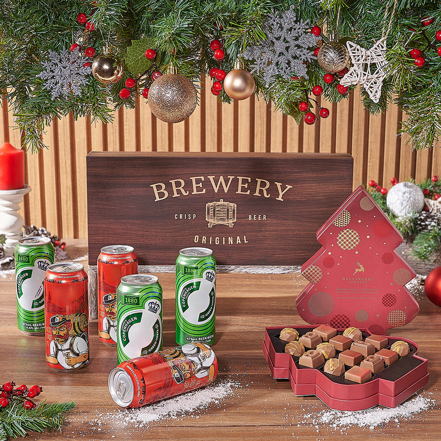 Christmas Cheer & Beer Gift Set, christmas gift, christmas, beer gift, beer, craft beer gift, craft beer, Hamilton delivery