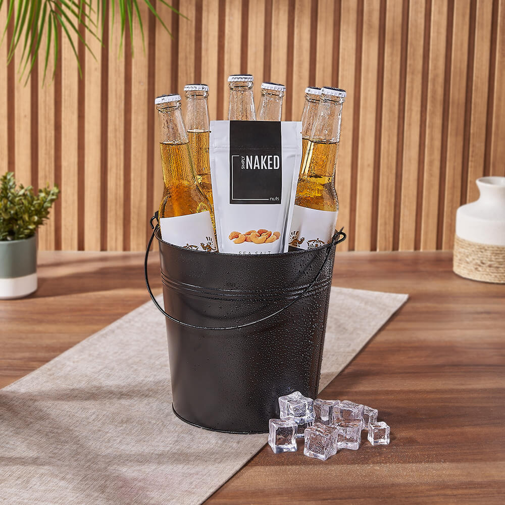 Corona Gift Bucket, beer gift, beer, nuts gift, nuts, Hamilton delivery