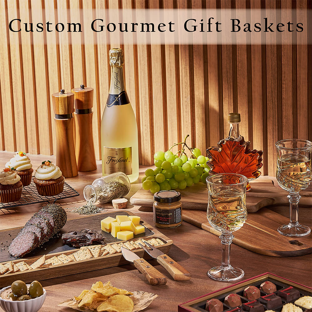 Spoil your loved ones with a Custom Gourmet Gift Basket tailored to their tastes, Hamilton delivery