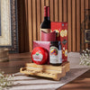 Deluxe Grand Piano & Wine Gift Basket, wine gift, wine, cheese gift, cheese, chocolate gift, chocolate, Hamilton delivery