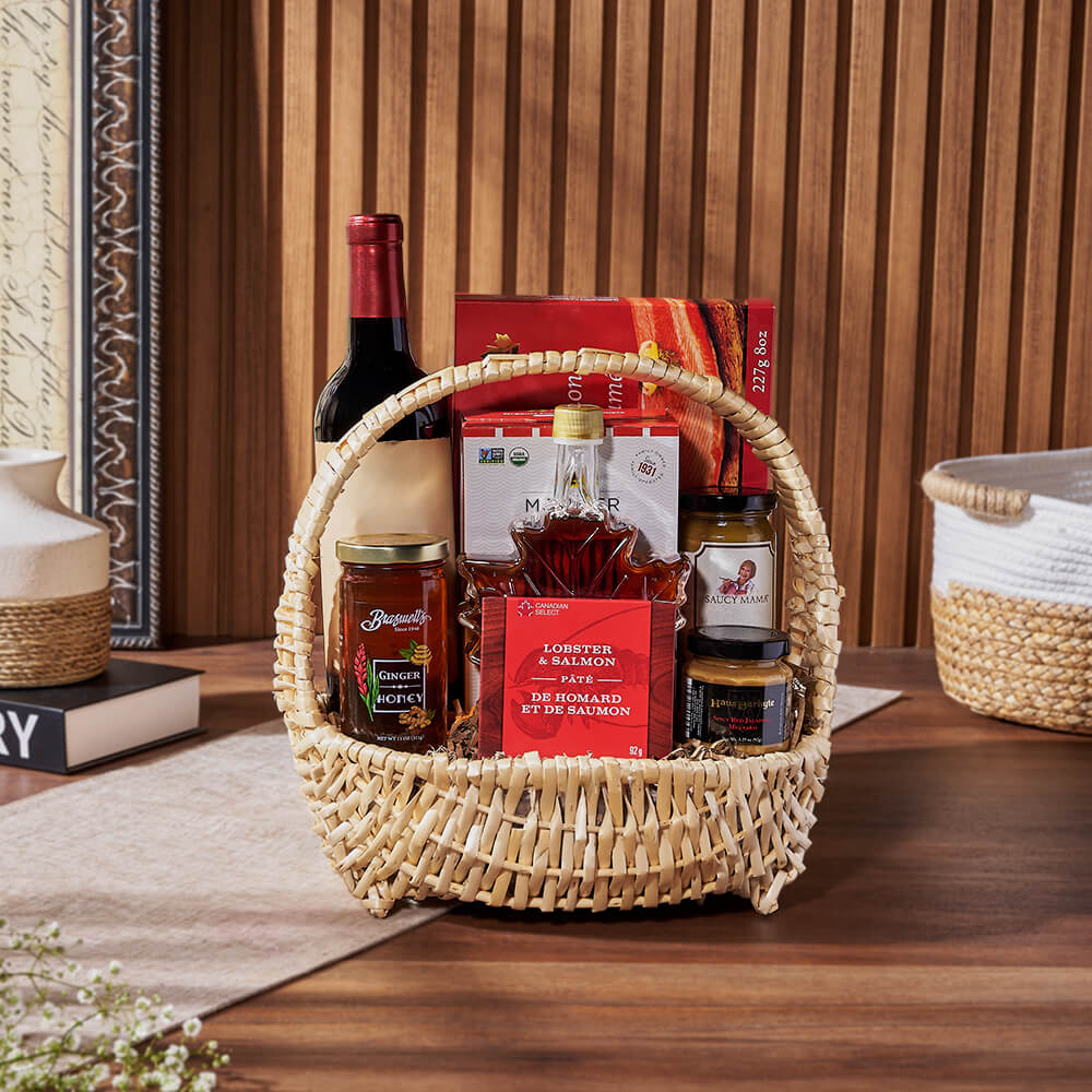 Deluxe Seafood Wine Gift Set, wine gift, wine, seafood gift, seafood, gourmet gift, gourmet, Hamilton delivery