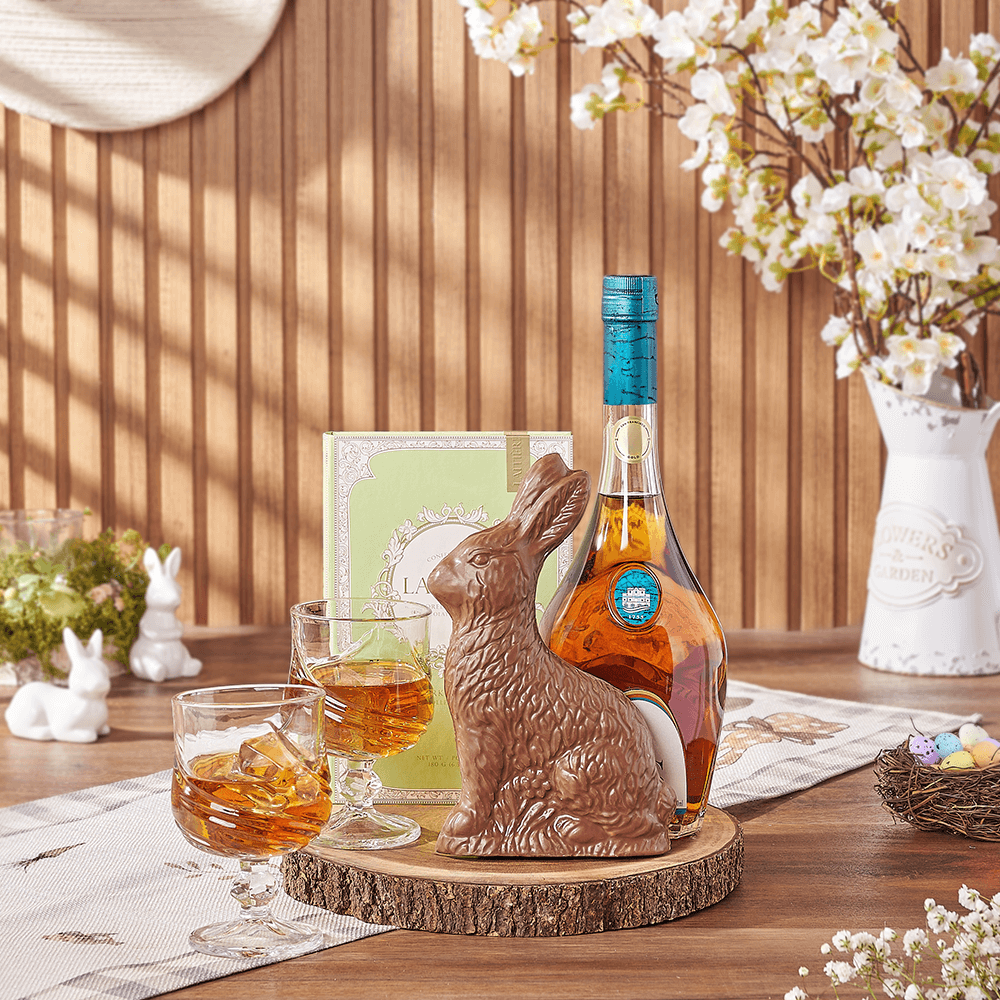 Easter Spirits & Chocolate Gift, easter gift, easter, liquor gift, liquor, chocolate gift, chocolate, Hamilton delivery