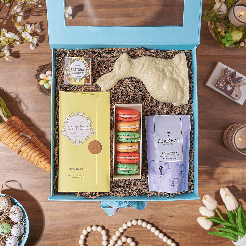 Easter Tea &amp; Chocolate Gift Box, tea gift, tea, easter gift, easter, chocolate gift, chocolate, Hamilton delivery