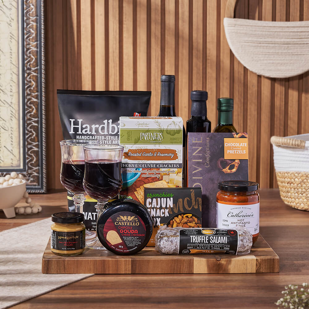 Etobicoke Wine & Cheese Gift Basket, wine gift, wine, charcuterie gift, charcuterie, cheese gift, cheese, Hamilton delivery