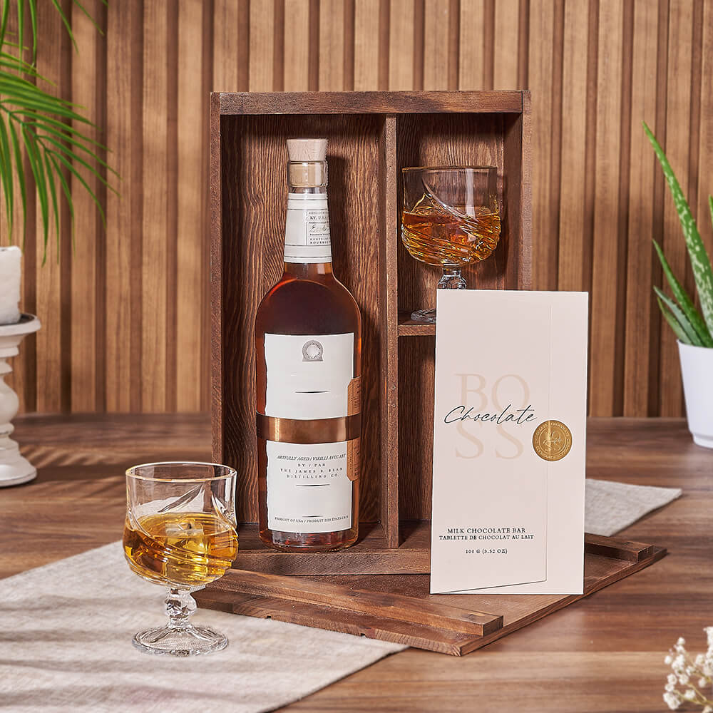 Executive Liquor &amp; Decanter Set, liquor gift, liquor, chocolate gift, chocolate, Hamilton delivery
