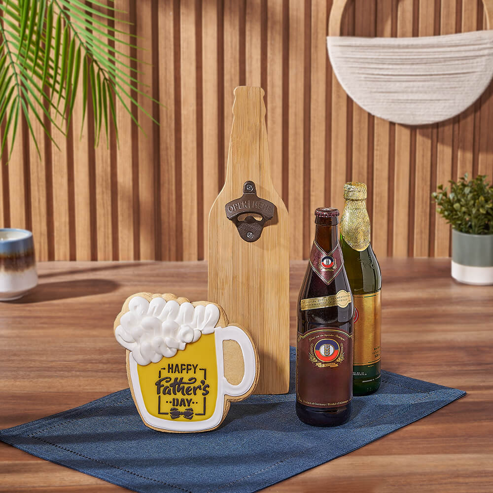 Father's Day Beer Mug Cookie Gift – how the gift is presented
