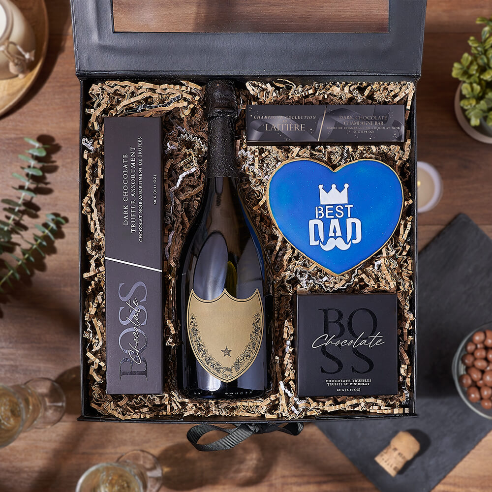 Father’s Day Champagne &amp; Sweets Box, sparkling wine gift, sparkling wine, champagne gift, champagne, fathers day gift, fathers day, Hamilton delivery