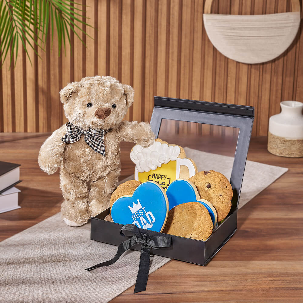 Father’s Day Cookie &amp; Bear Gift, fathers day gift, fathers day, cookie gift, cookie, Hamilton delivery