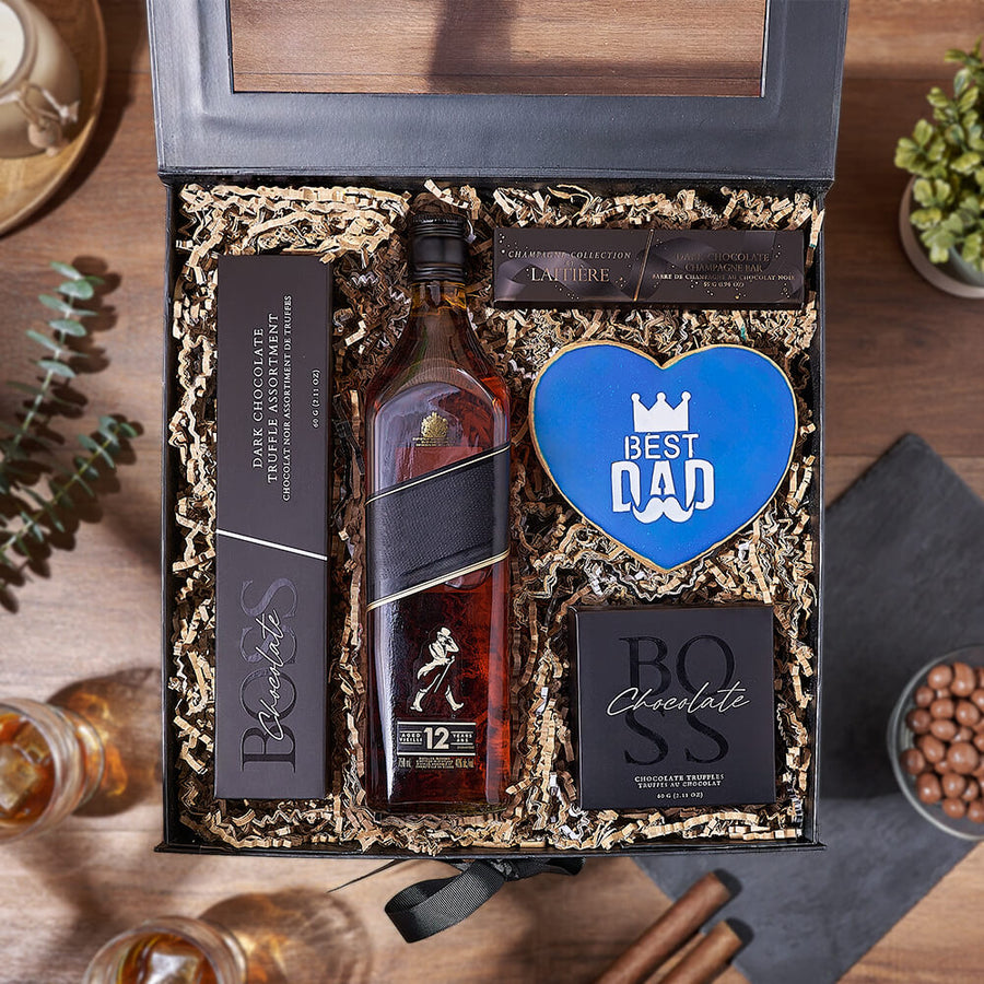 Father’s Day Spirits & Sweets Box, fathers day gift, fathers day, cookie gift, cookie, chocolate gift, chocolate, Hamilton delivery