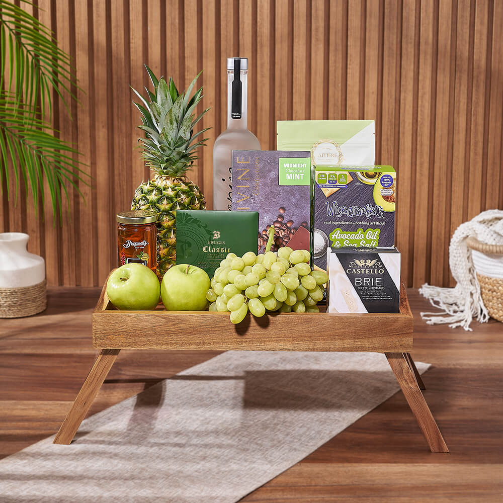 Fresh Fruits &amp; Liquor Gift Set, fruit gift, fruit, chocolate gift, chocolate, Hamilton delivery