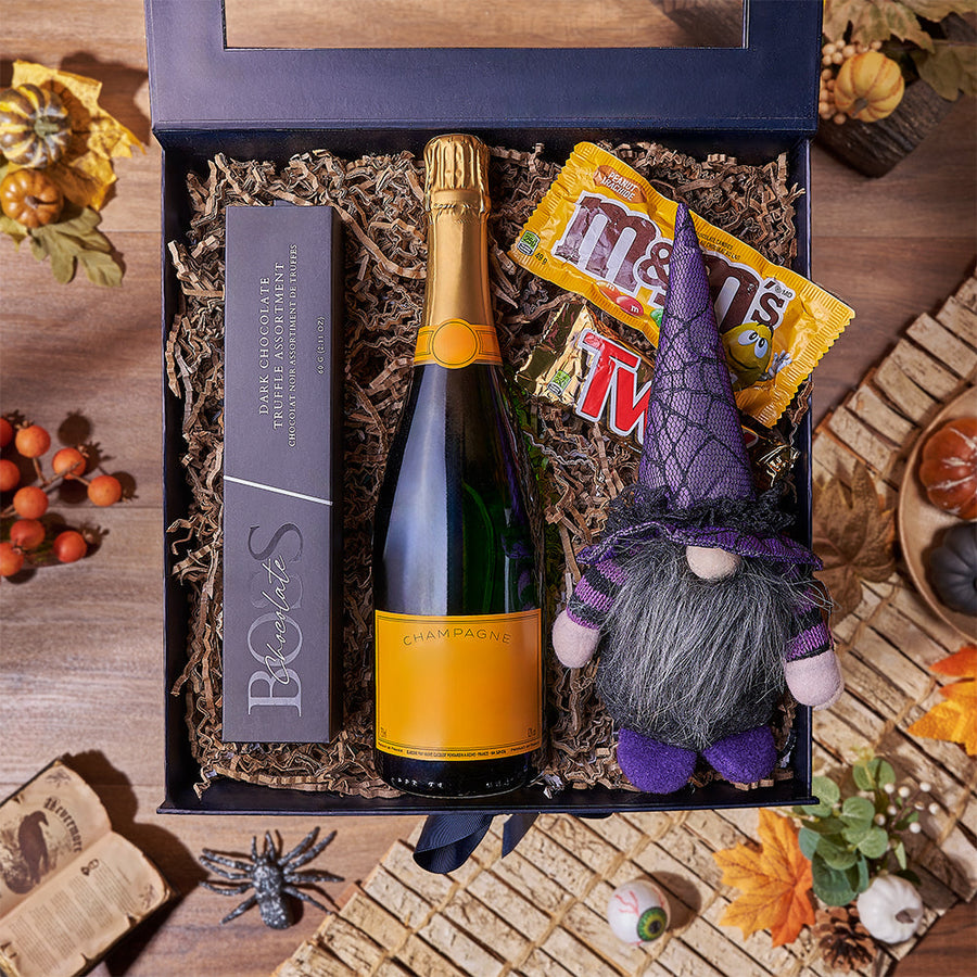 Frightening Champagne Gift Box, champagne gift, champagne, sparkling wine gift, sparkling wine, halloween gift, halloween, Hamilton delivery