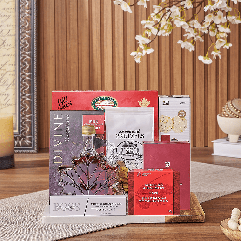 Halal Seafood and Chocolate Gift – how the gift is presented