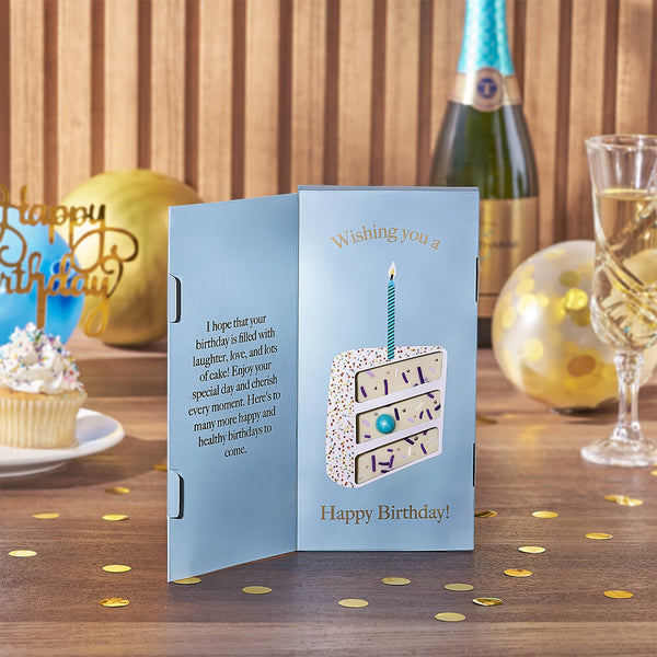 Custom Birthday Gift Baskets - Happy Birthday Champagne & Chocolate Crate