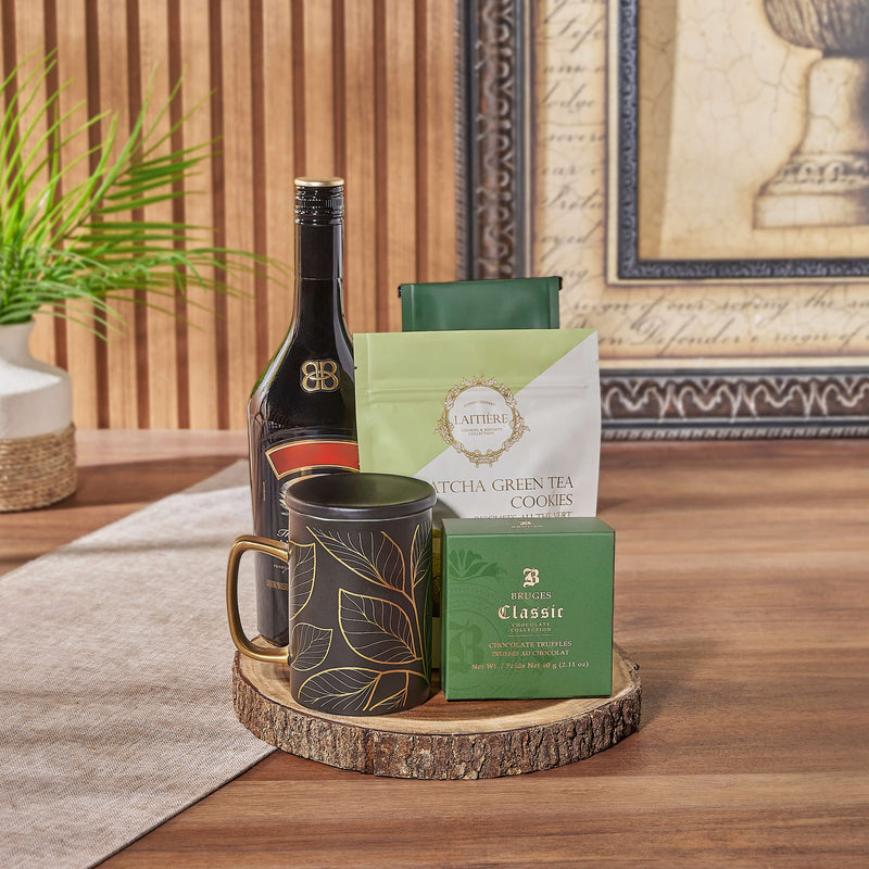 Hillcrest Irish Coffee Gift Basket Liquor gift baskets Hamilton delivery Hamilton Baskets