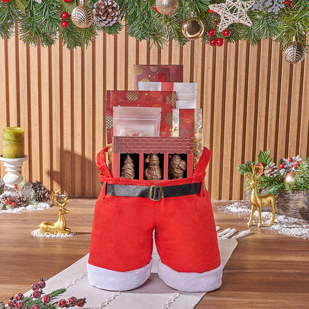 Christmas Holiday Chocolate Treat Bag – how the gift is presented