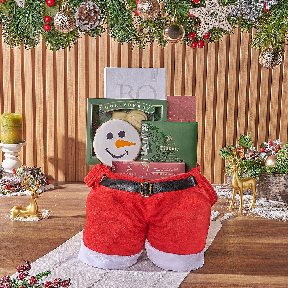 Holiday Snowman Cookie Gift Bag – how the gift is presented