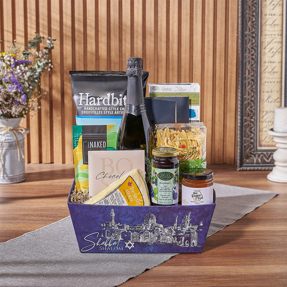 Kosher Wine and Sparkling Treats – how the gift is presented