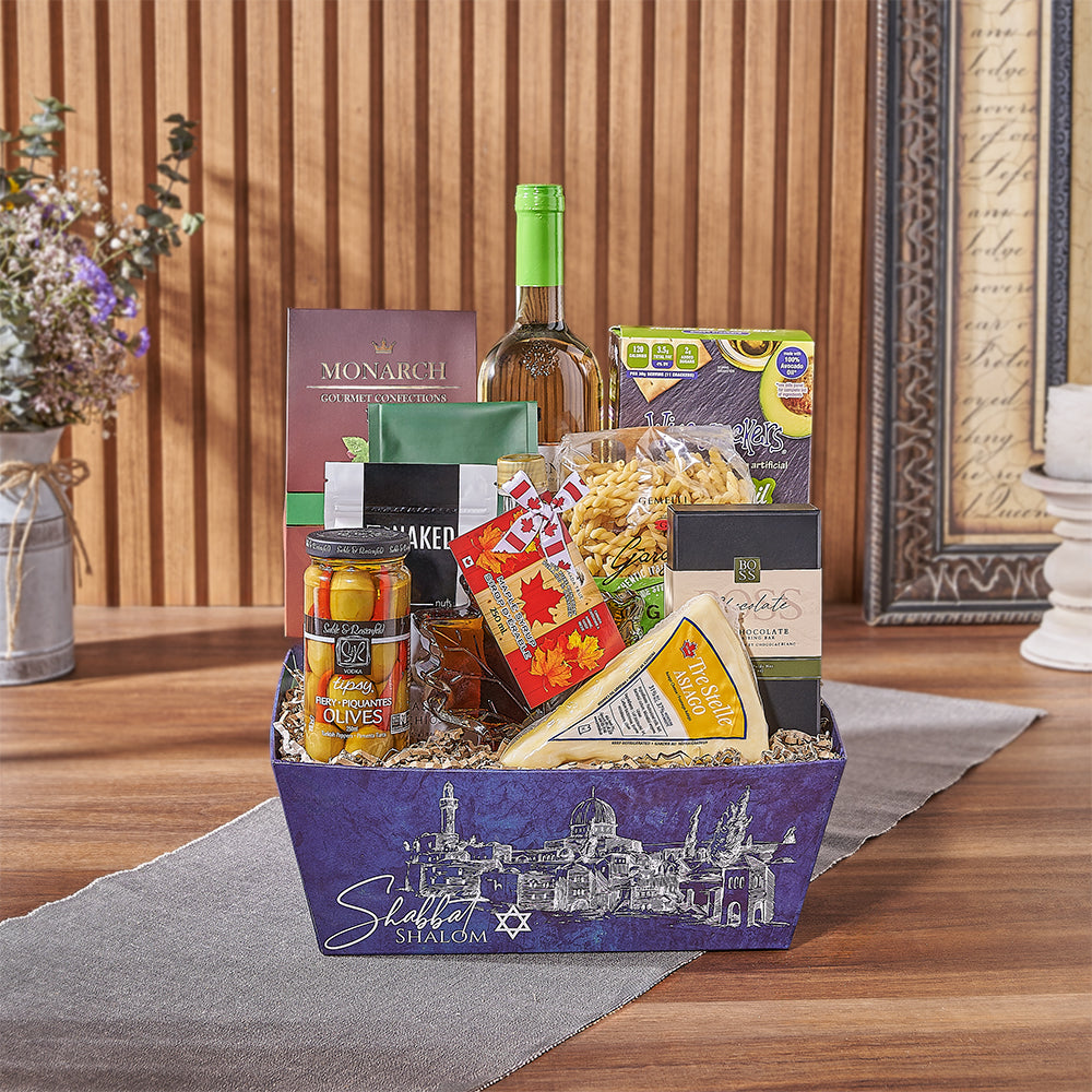 Kosher Wine &amp; Cheese Crate_Hamilton Baskets- Hamilton Delivery
