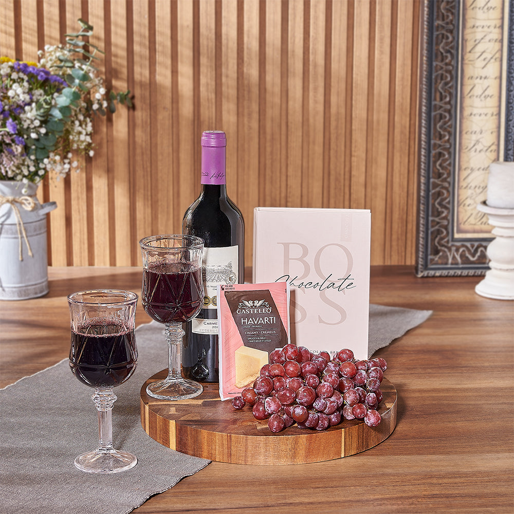 Kosher Wine &amp; Cheese Gift Basket
Hamilton Baskets-Hamilton Delivery