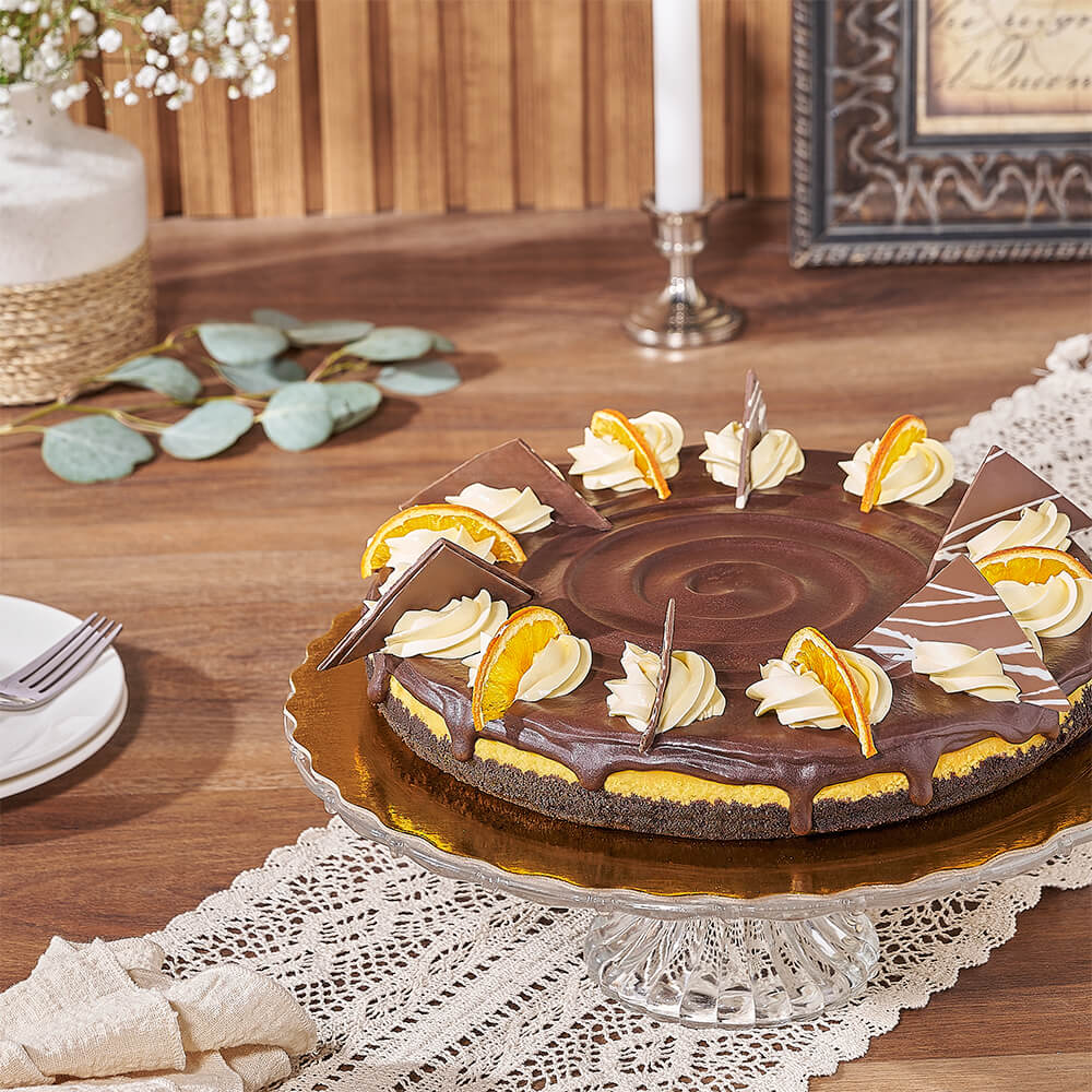 Large Grand Marnier Cheesecake, cheesecake gift, cheesecake, cake gift, cake, Hamilton delivery