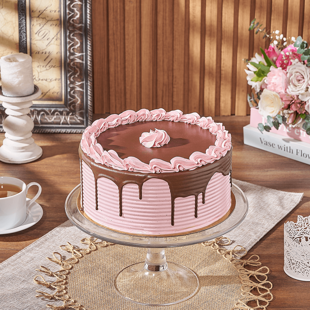 Large Raspberry Chocolate Cake, cake gift, cake, chocolate cake gift, chocolate cake, Hamilton delivery