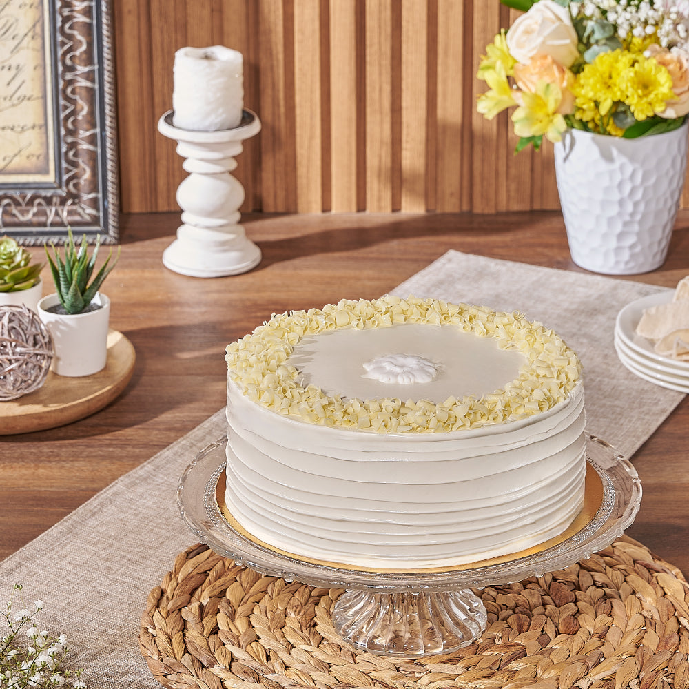 Large Vanilla Cake – how the gift is presented